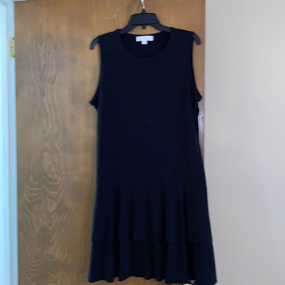 Michael kors xl tank dress with flounce hem.